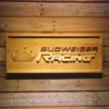 Budweiser Racing Wood Sign
