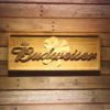 Budweiser Shamrock Outline Wood Sign