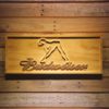 Budweiser Woman`s Silhouette Wood Sign