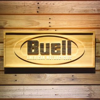 Buell Wood Sign neon sign LED