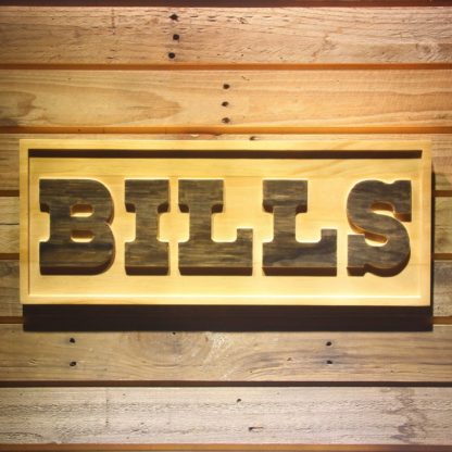 Buffalo Bills 1974-2010 Logo Wood Sign - Legacy Edition neon sign LED