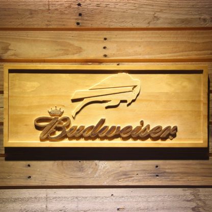Buffalo Bills Budweiser Wood Sign neon sign LED