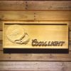 Buffalo Bills Coors Light Helmet Wood Sign