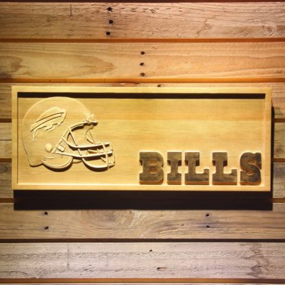 Buffalo Bills Helmet Wood Sign neon sign LED