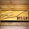 Buffalo Bills Split Wood Sign