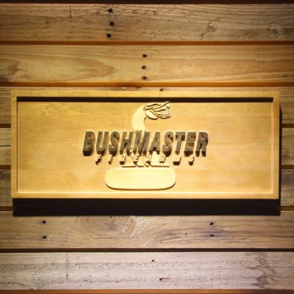 Bushmaster Wood Sign neon sign LED