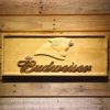 Carolina Panthers Budweiser Wood Sign