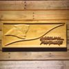 Carolina Panthers Split Wood Sign