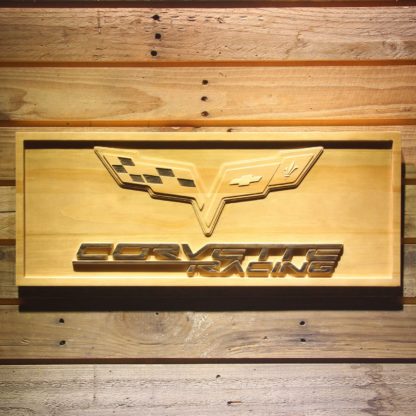 Chevrolet Corvette Racing Wood Sign neon sign LED