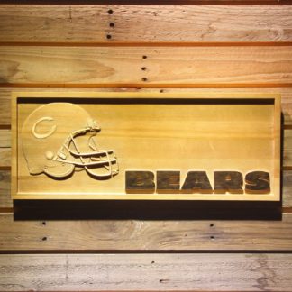 Chicago Bears Helmet Wood Sign neon sign LED