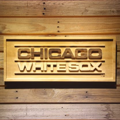 Chicago White Sox 1976-1990 Wood Sign - Legacy Edition neon sign LED