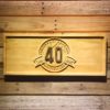Cincinnati Bengals 40th Anniversary Logo Wood Sign - Legacy Edition