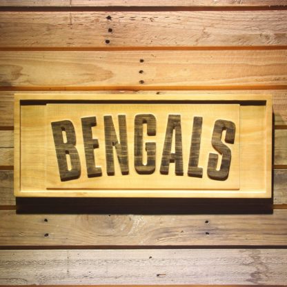 Cincinnati Bengals 1980 Logo Wood Sign - Legacy Edition neon sign LED