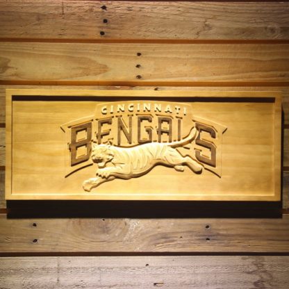 Cincinnati Bengals Wood Sign - Legacy Edition neon sign LED