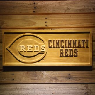 Cincinnati Reds Wood Sign neon sign LED