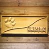 Clemson Tigers Split Wood Sign