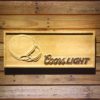 Cleveland Browns Coors Light Helmet Wood Sign