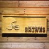 Cleveland Browns Helmet Wood Sign