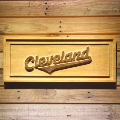 Cleveland Indians 2008-2010 Logo Wood Sign - Legacy Edition neon sign LED
