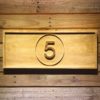 Cleveland Indians Boudreau Memorial Logo Wood Sign - Legacy Edition