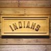 Cleveland Indians Text Wood Sign