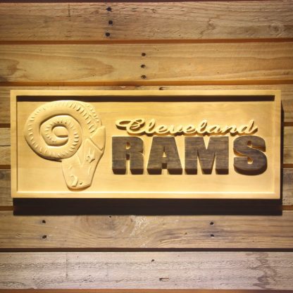 Cleveland Rams 1941-1942 Wood Sign - Legacy Edition neon sign LED