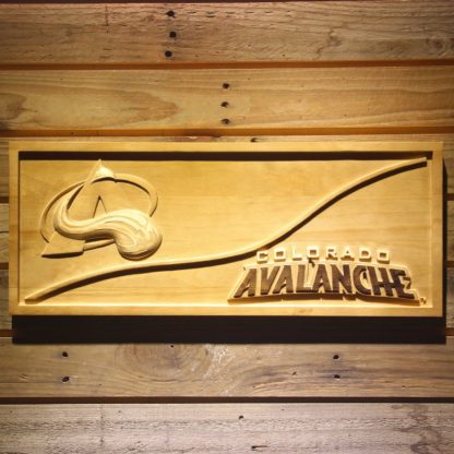 Colorado Avalanche Split Wood Sign neon sign LED