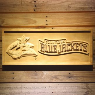 Columbus Blue Jackets Wood Sign - Legacy Edition neon sign LED
