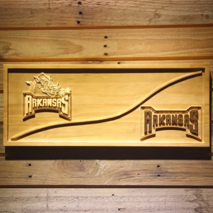 Arkansas Razorbacks Split Wood Sign neon sign LED