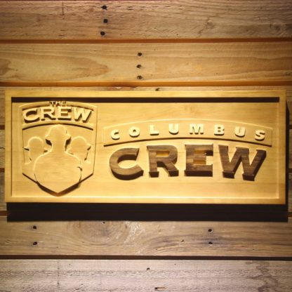 Columbus Crew SC Wood Sign - Legacy Edition neon sign LED