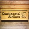 Continental Airlines Wood Sign