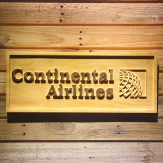 Continental Airlines Wood Sign neon sign LED