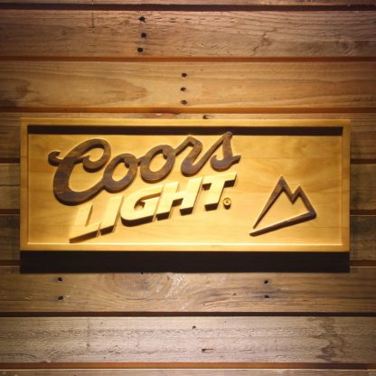 Coors Light Wood Sign neon sign LED