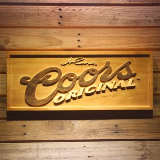 Coors Original Wood Sign neon sign LED