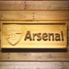Arsenal FC Wood Sign