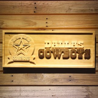Dallas Cowboys Badge Wood Sign neon sign LED