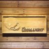 Dallas Cowboys Coors Light Helmet Wood Sign