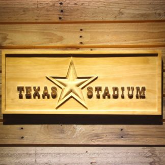Dallas Cowboys Texas Stadium Wood Sign - Legacy Edition neon sign LED