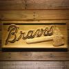 Atlanta Braves Wood Sign