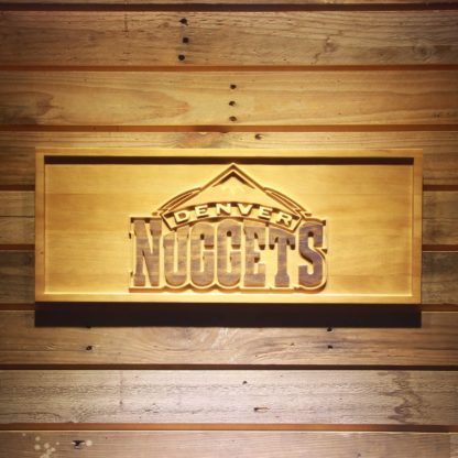 Denver Nuggets Wood Sign neon sign LED