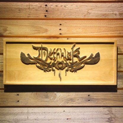 Dethklok Wood Sign neon sign LED