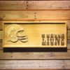 Detroit Lions Helmet Wood Sign