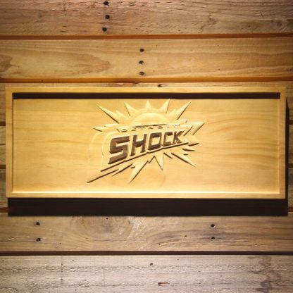 Detroit Shock Wood Sign neon sign LED