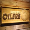 Edmonton Oilers Wood Sign