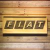 Fiat Wood Sign