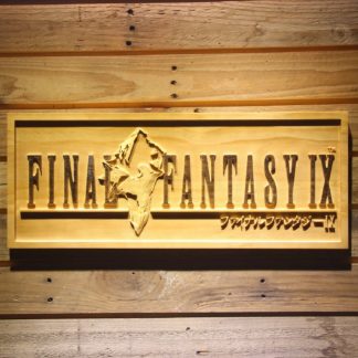 Final Fantasy IX Wood Sign neon sign LED