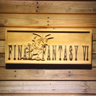 Final Fantasy VI Wood Sign neon sign LED