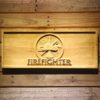 Fire Fighter Wood Sign