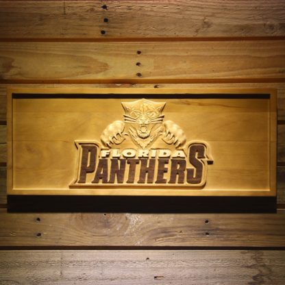 Florida Panthers Wood Sign - Legacy Edition neon sign LED