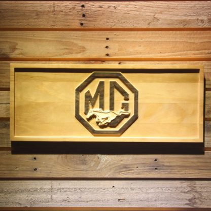 Ford MG Mustang Wood Sign neon sign LED